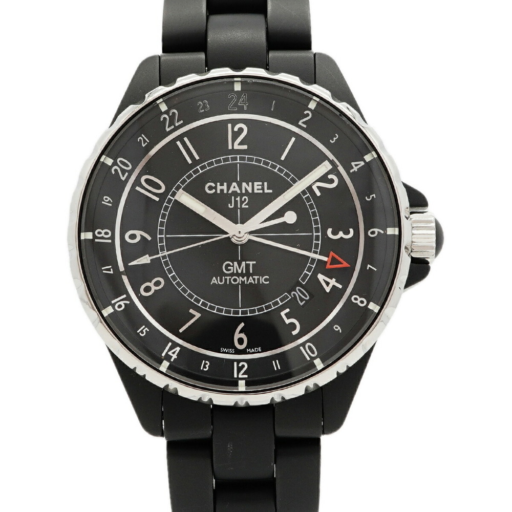 Chanel J12 GMT Matte Black H3101 Dial Men's Watch